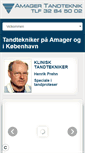 Mobile Screenshot of henrikprehn-tandteknik.dk